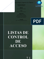 Listas de Control