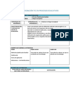 Plantilla de Integración Tic en Procesos Educativos