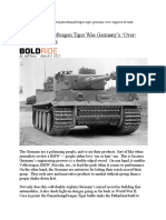 The Panzerkampfwagen Tiger Was Germany's Over-Engineered' Tank