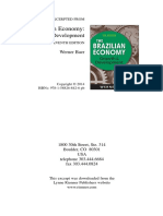 The Brazilian Economy:: Growth and Development