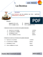 Sesión 3 Los Sinónimos Tarea