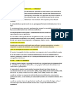 Relación entre escuela, comunidad y educación