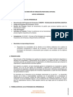 Guia No. 1 Formular El Plan Estrategicio de Logística