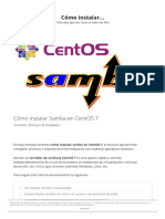 Cómo instalar Samba en CentOS 7 PASO A PASO