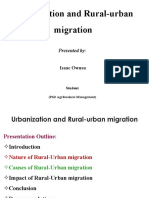 Urbanization & R-U Migration-Presentation