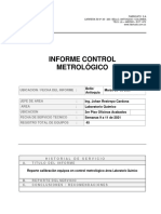 Informe Metrologíco Lab Quimico