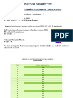 Muestreo Resumen Ejecutivo y Papeles de Trabajo Tercer Taller de Induccion