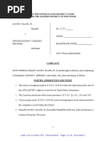 Jacob Blake v. Rusten Shesky - Kenosha - Complaint