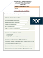 Introducción A La Estadística: Unidad Educativa Fiscal "Dolores Cacuango"