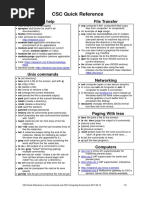 CSC Quick Reference: Getting Help File Transfer