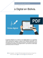 La Firma Digital en Bolivia SP & Asociados