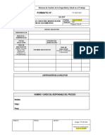 FT-SST-031 Formato Solicitud de Creación, Modificación y Eliminación de Documentos