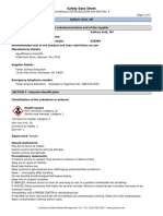 Safety Data Sheet for Sulfuric Acid