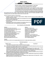 Cisco Network Engineer Resume Free PDF Template