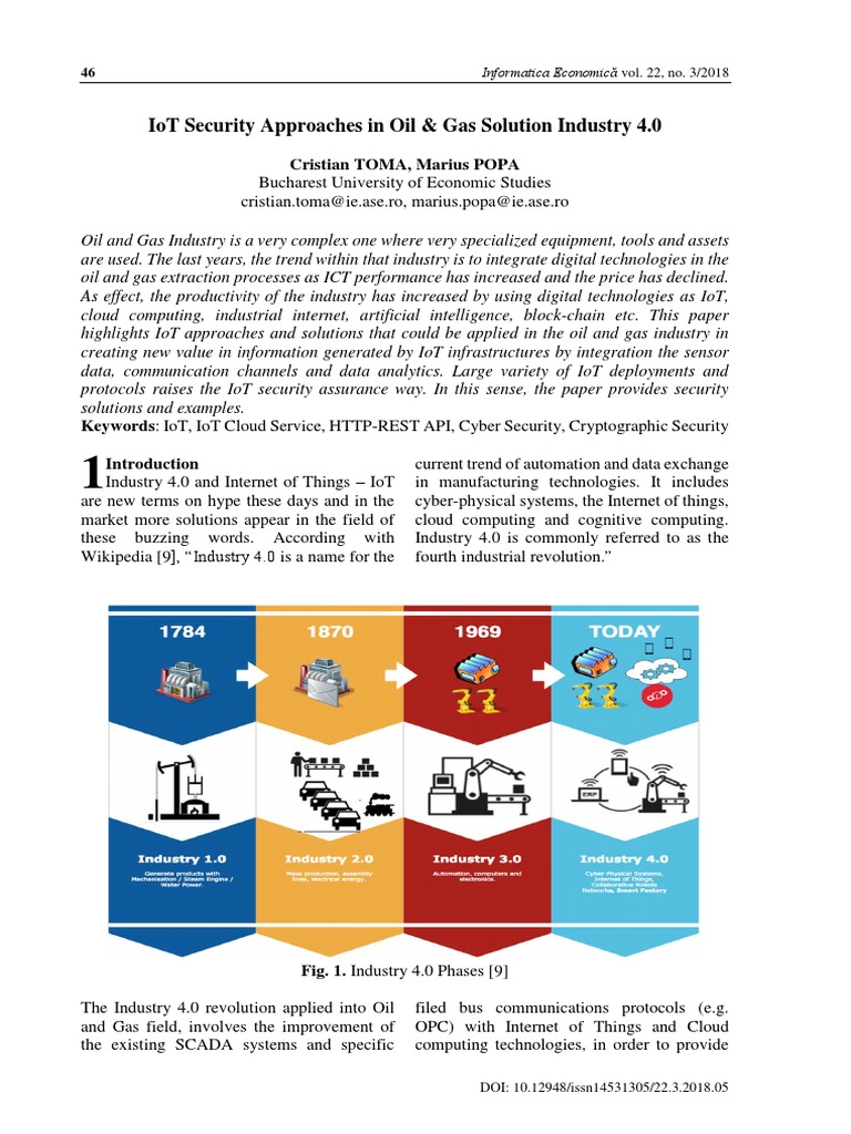 IoT Security in Oil & Gas Industry 4.0 | PDF | Representational State ...