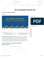 JEE NEET Physics Question Bank For Electrostatics