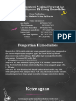 Standar Kompetensi Minimal Perawat Dan Klasifikasi Pelayanan Diruanh Hemodialisa