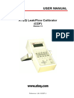 User Manual: ATEQ Leak/Flow Calibrator (CDF)