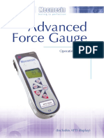 Advanced Force Gauge: Operating Manual