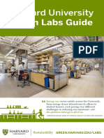Green Labs Guide: Harvard University