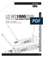 LD WS1000 (2) (X) : 16 CHN Uhf PLL True Diversity Wireless System