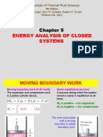 Energy Analysis of Closed Systems: Fundamentals of Thermal-Fluid Sciences