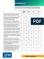 Back To School Decision Making Tool