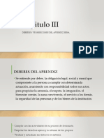 Capitulo III, Deberes y Prohibiciones Apendiz SENA