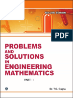 Problems and Solutions in Engineering Mathematics - Edition T.c.gupta