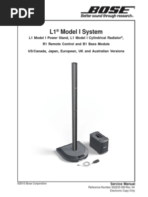 Bose Model I Service Manual Pdf Electrostatic Discharge Amplifier