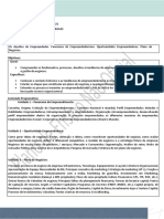 Plano de Ensino: Projeto: Disciplina: Carga Horária