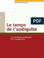 Le Temps de L'ambiguïté - Le Contexte Politique Du Changement