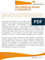Cuentos Del Trabajo en Alturas en Colombia 2