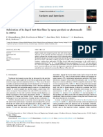 2021-Fabrication of in Doped ZnO Thin Films by Spray Pyrolysis As Photoanode in DSSCs