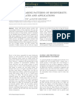 Origins of Marine Biodiversity Patterns and Their Applications