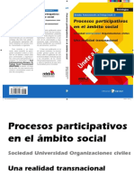 Procesos Participativos en El Ámbito Social: Una Realidad Transnacional