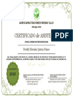 Certificado Infostat. 2-13