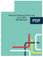 Edexcel Price List (May June 2021 Final)