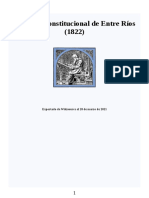 Estatuto Constitucional de Entre Ríos 1822