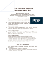 Naskah Pelantikan Himpunan Mahasiswa Teknik Sipil