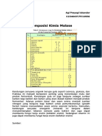 Komposisi Kimia Molase