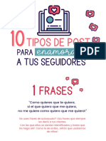 10 Tipos de Post para Inspirarte