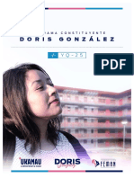 Programa Constituyente Doris Gonzalez 2021