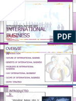 International Business: Introduction, Nature and Scope
