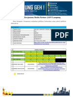 Laporan Kerjasama Media Partner JAFF Lampung