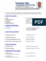 Pedro Antonio Quezada Pimentel CV