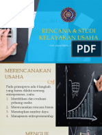 Rencana & Studi Kelayakan Usaha