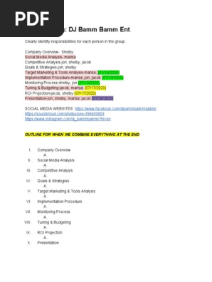 social media marketing plan