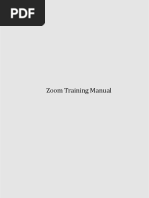 Zoom Training Manual