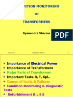 Condition Monitoring of Transformers Gyanendra Sharma Npti Delhi